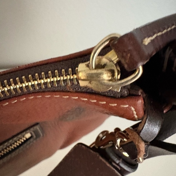 Dooney & Bourke handbag Brown And Dark Brown Single Strap Safari - Picture 11 of 16